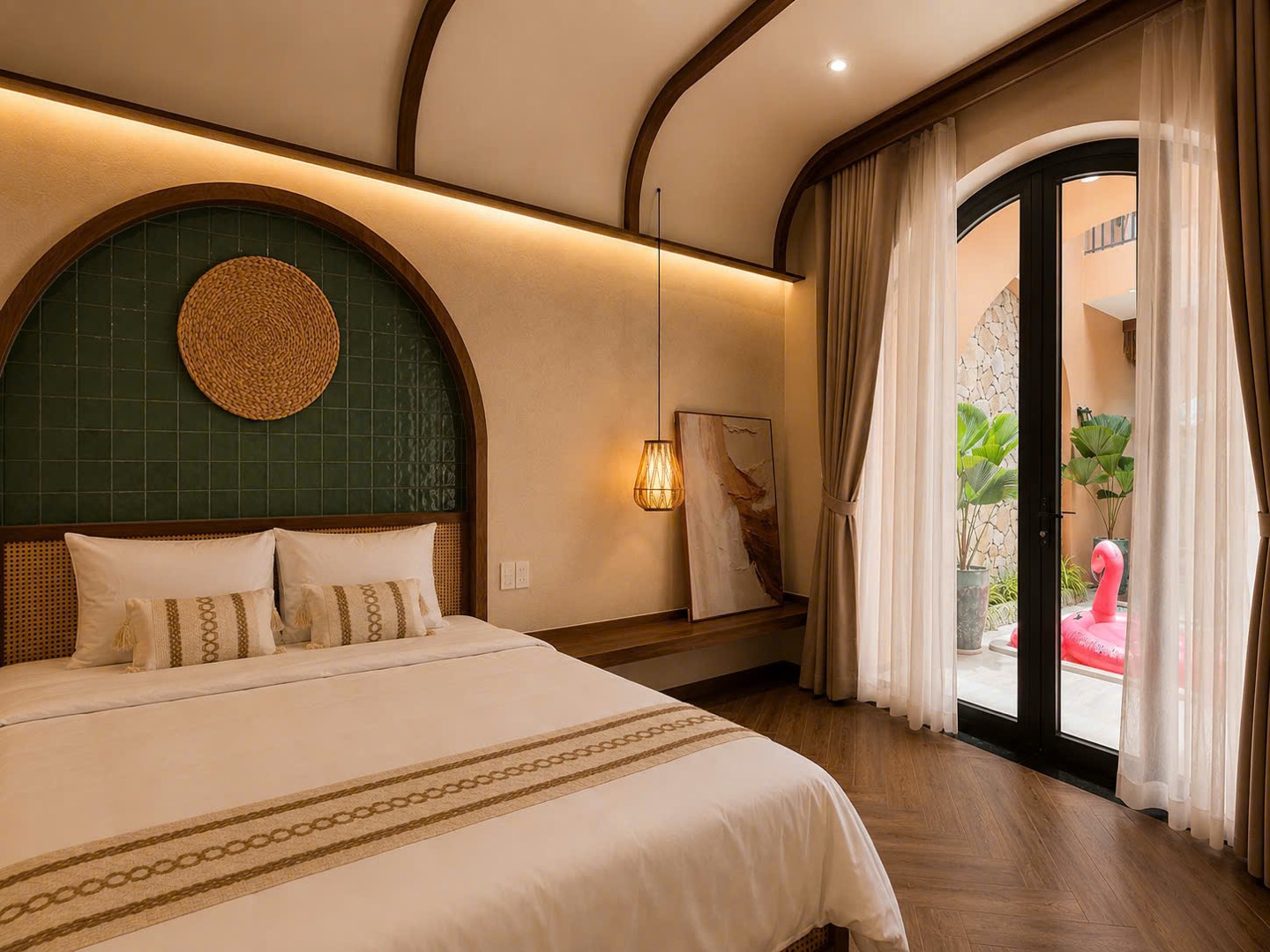 Phòng Suite Double Pool View — SoHo Boutique Hotel Quảng Ngãi